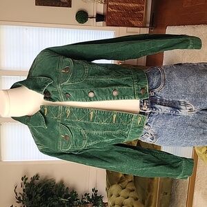 Old Navy Green Corduroid Jacket